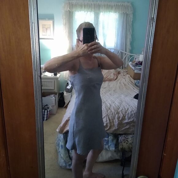 Brioche Grey Cocktail Dress - Juniors 3/4 - Picture 8 of 9